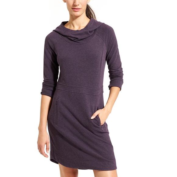 ATHLETA Purple Cotton Power Down Dress Size XXS - Picture 10 of 10